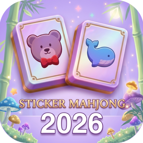 Sticker Mahjong logo