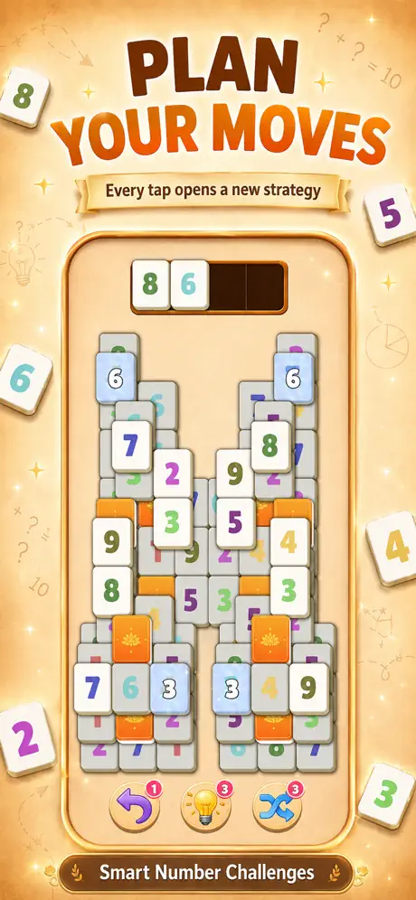 Math Mahjong Puzzle screenshot