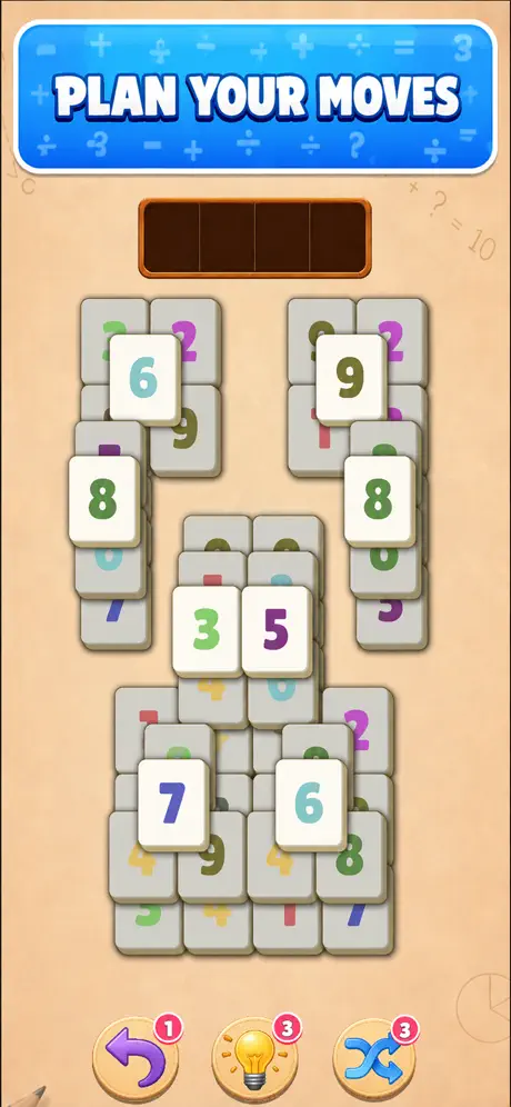 Math Mahjong Puzzle screenshot