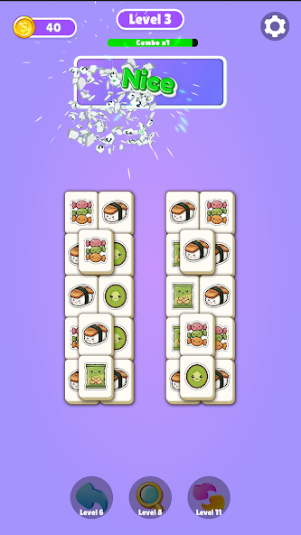 Sticker Mahjong screenshot